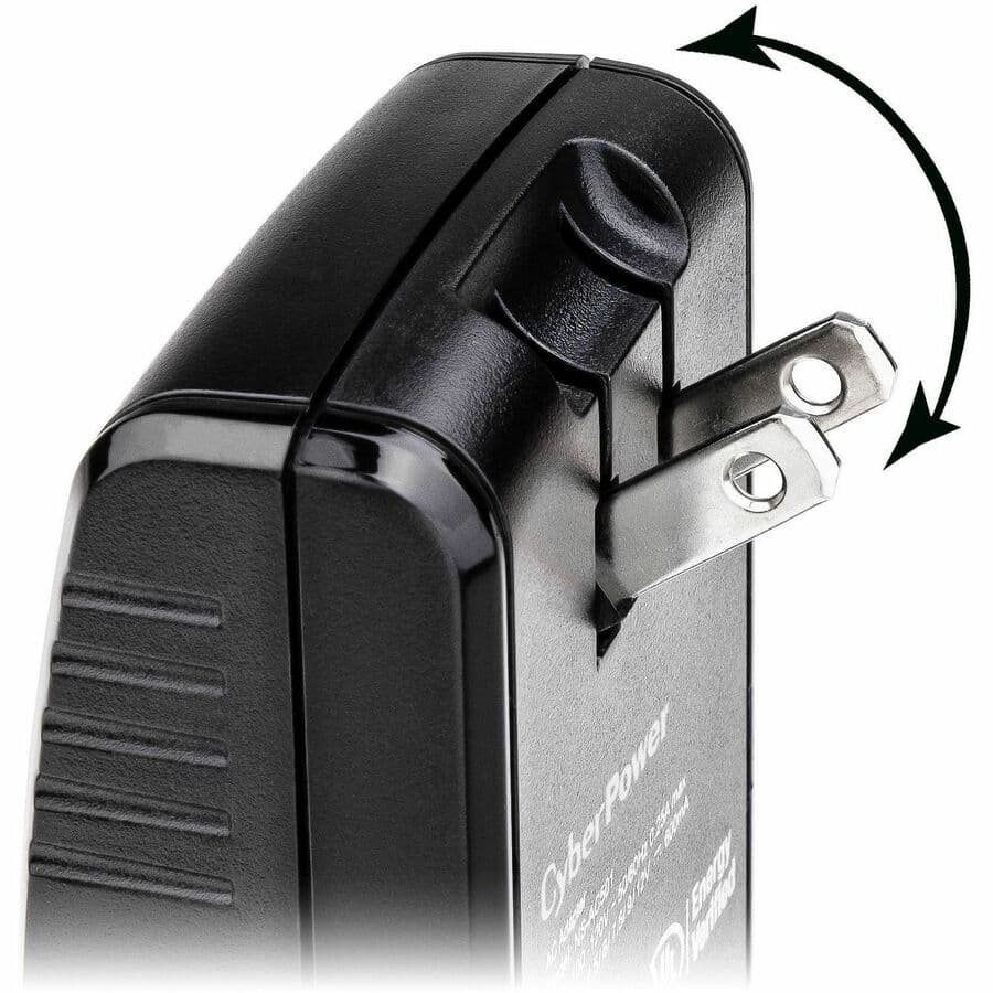 CyberPower universal power adapter with 3-12 V output and NEMA 5-15P plug
