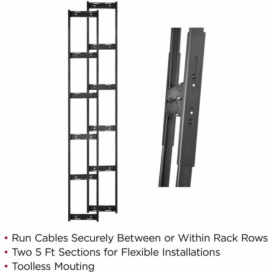 CyberPower CRA30008 10 ft cable ladder with two 5 ft sections for enclosure cable management