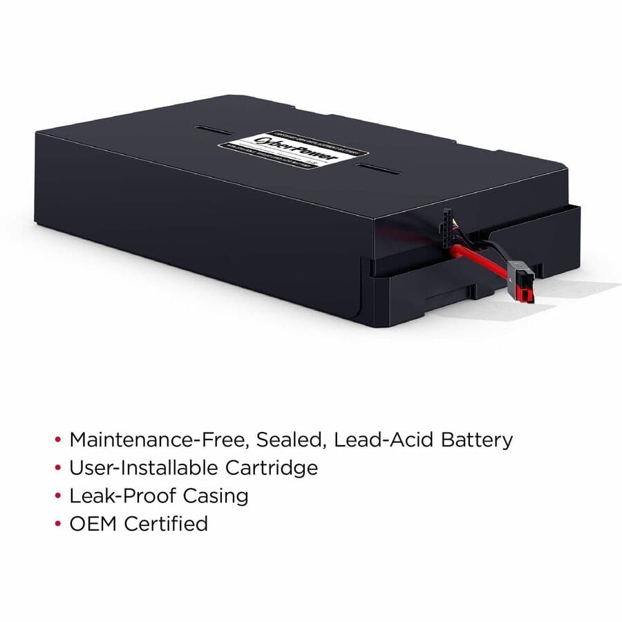 CyberPower RB1270X4H replacement battery cartridge with four 12 V batteries