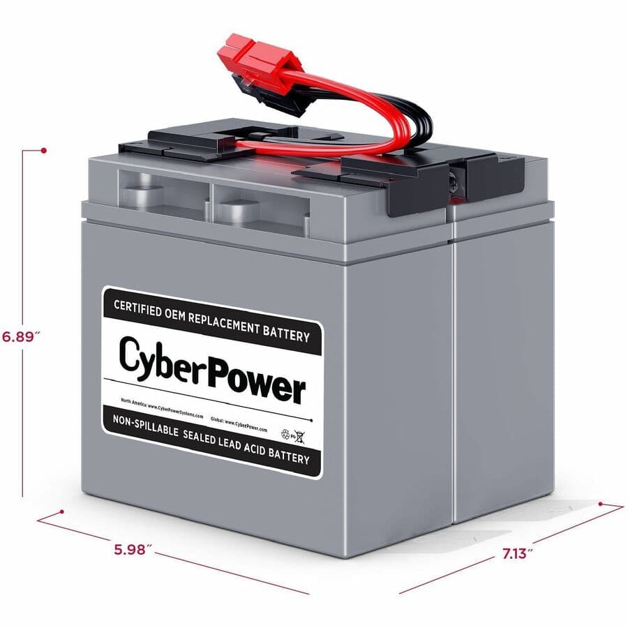 CyberPower RB12170X2A replacement battery cartridge for PR1500LCD tower UPS systems
