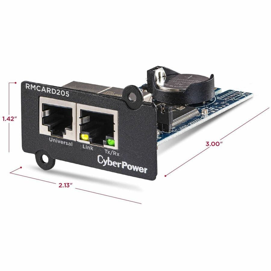 CyberPower RMCARD205TAA remote management card for UPS and ATS PDU monitoring