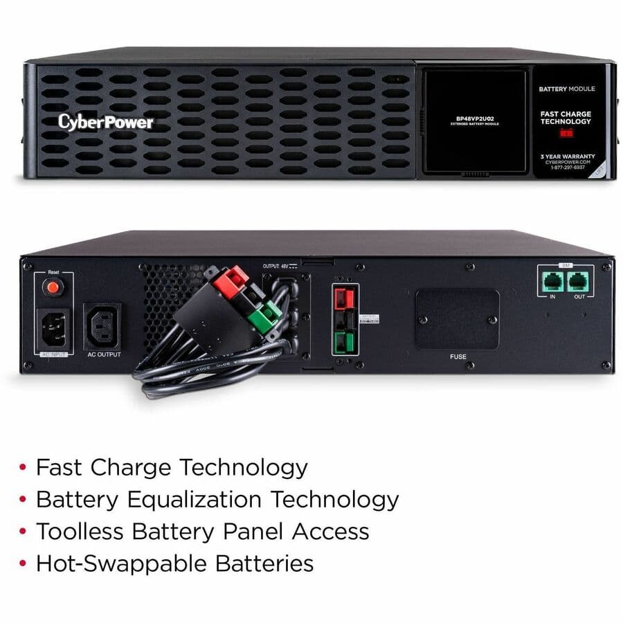 CyberPower BP48VP2U02TAA extended battery pack for compatible UPS systems