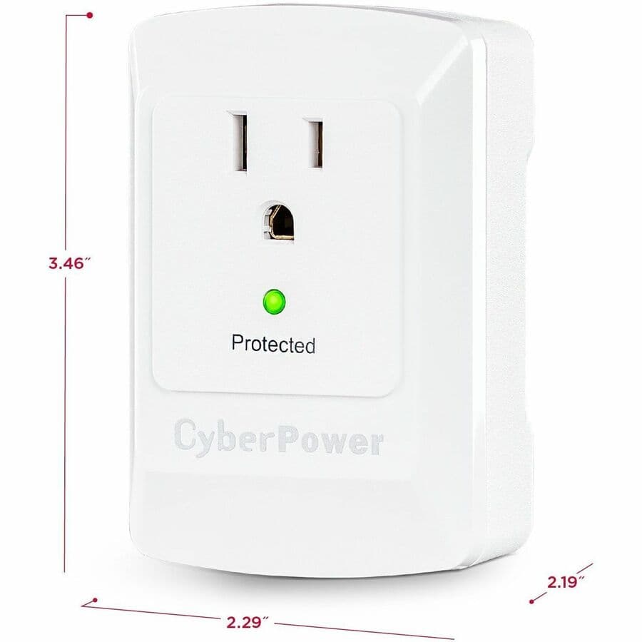 CyberPower B100WRC1 surge protector for compact power distribution and equipment protection