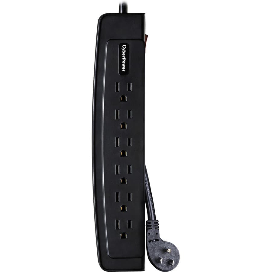 CyberPower CSP604T 6-outlet surge protector with 1,350 joules and RJ11 line protection