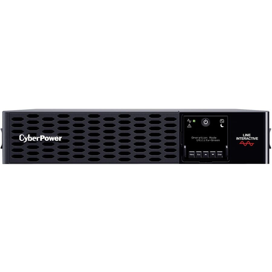 CyberPower PR2200RTXL2UAN 2200VA 2200W 2U rackmount sine wave UPS with 8 NEMA 5-20R outlets