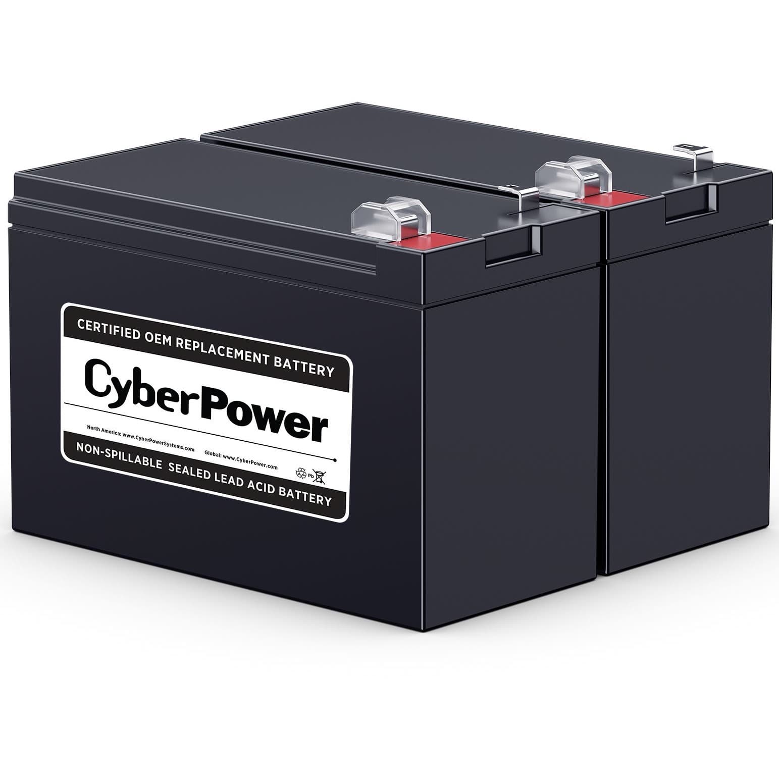 CyberPower RB1270X2C replacement battery cartridge for compatible UPS systems