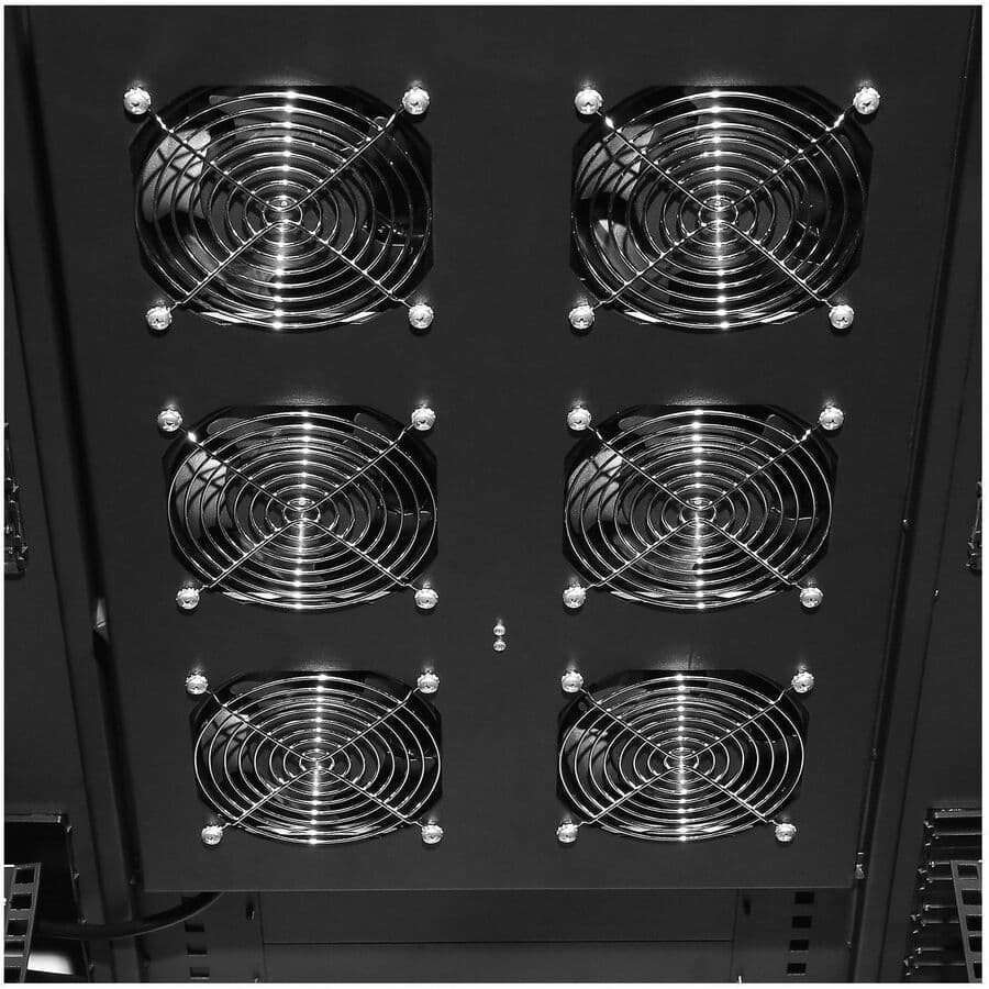 Cyberpower Wall Mount Roof Fan Kit 2x120v Cooling Fans 190cfm 2yr Warr