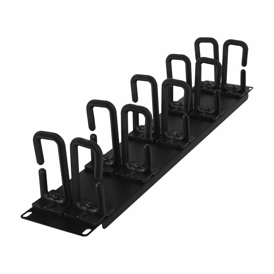 CyberPower 19 inch 2U flexible ring cable manager for rack cable organization