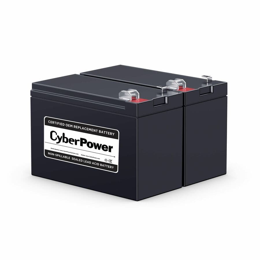 CyberPower RB1270X2C replacement battery cartridge for compatible UPS systems