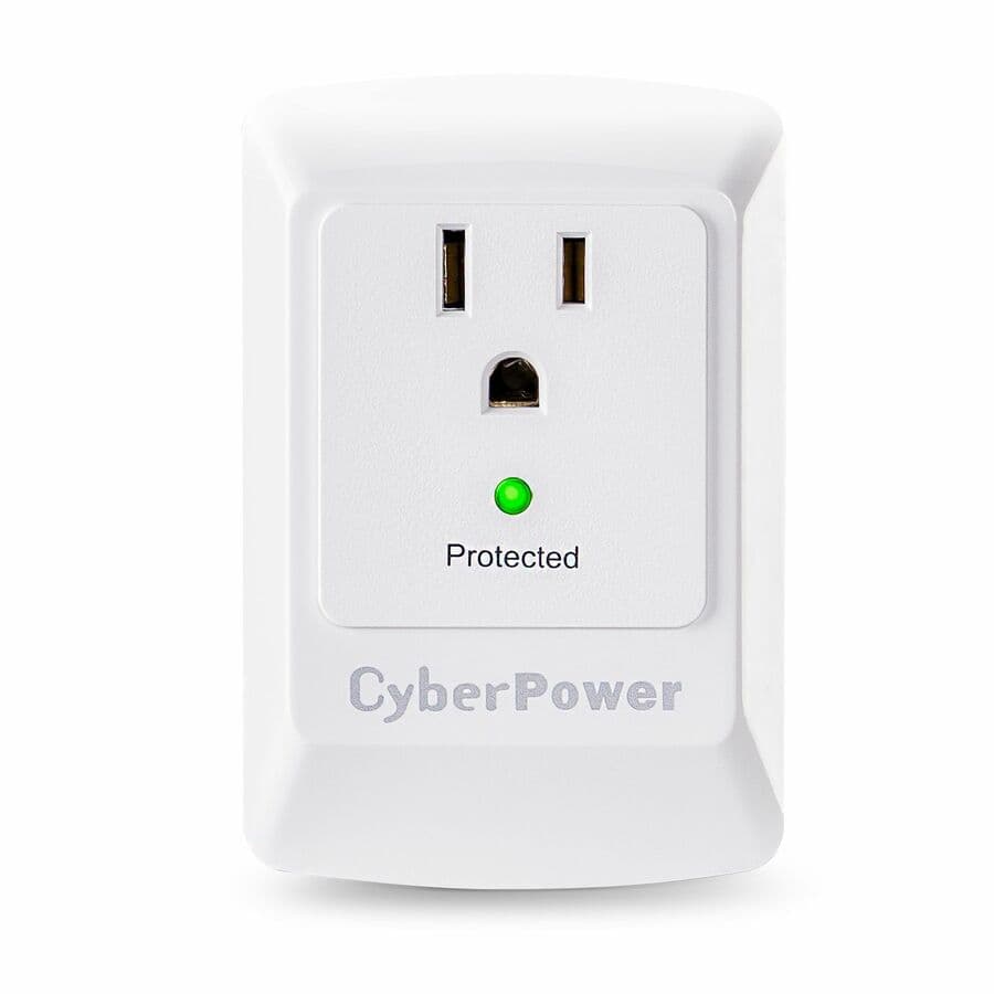 CyberPower B100WRC1 surge protector for compact power distribution and equipment protection