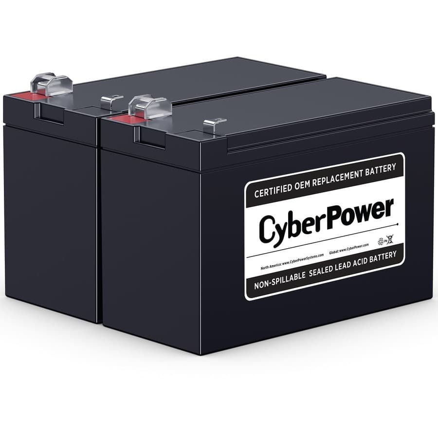 CyberPower RB1270X2C replacement battery cartridge for compatible UPS systems