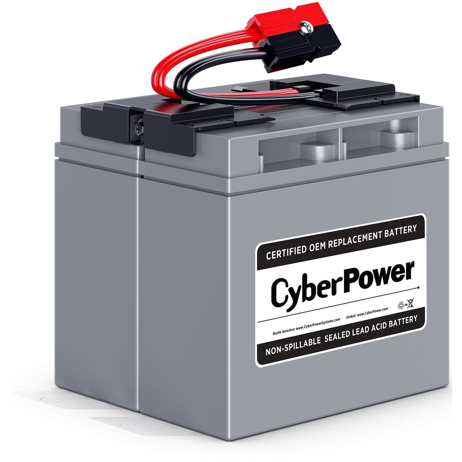 CyberPower RB12170X2A replacement battery cartridge for PR1500LCD tower UPS systems