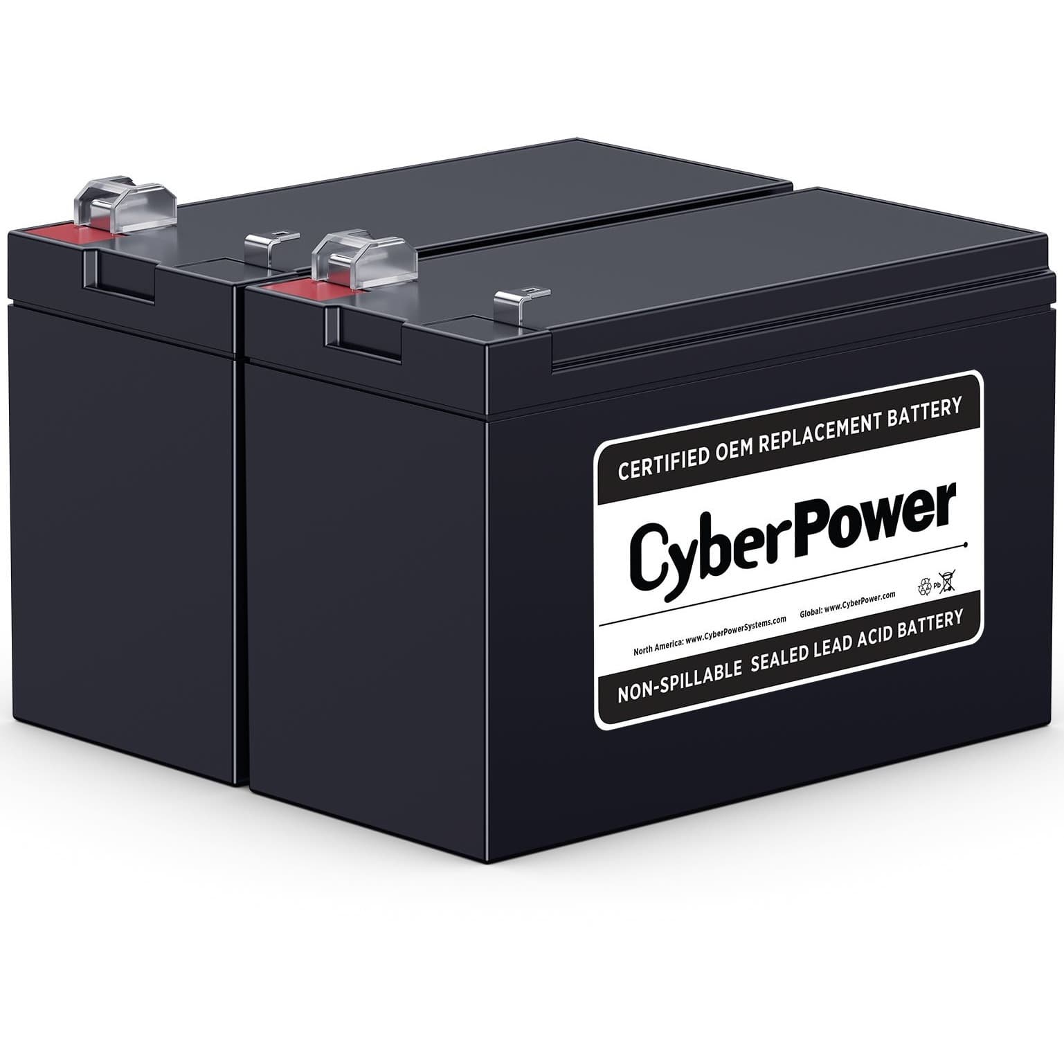 CyberPower RB1270X2C replacement battery cartridge for compatible UPS systems