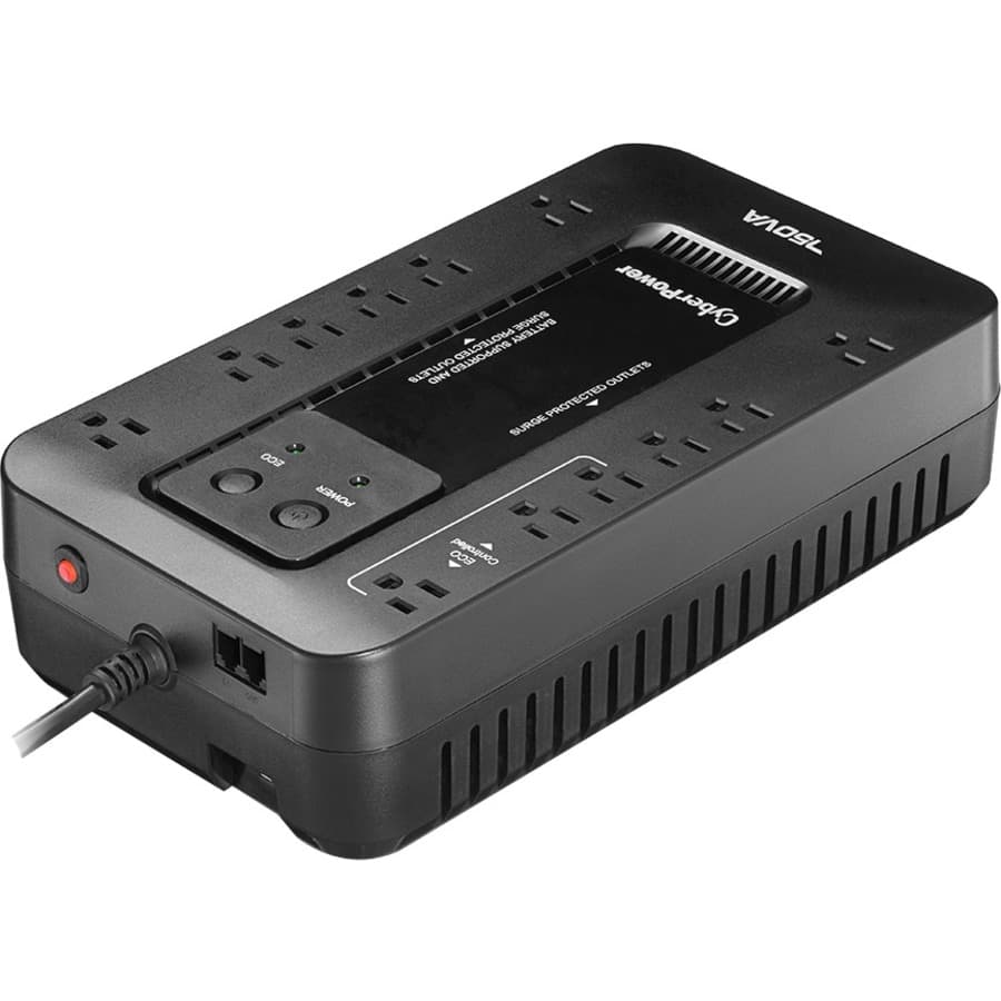 CyberPower EC750GTAA 750 VA 450 W TAA desktop UPS with compact form factor