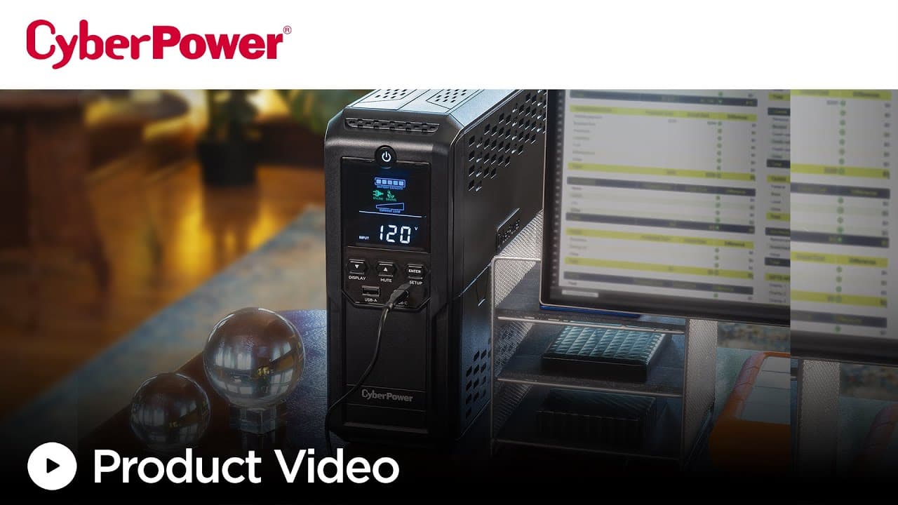 CyberPower CP1500AVRLCD3 CP1350AVRLCD3 Feature Video