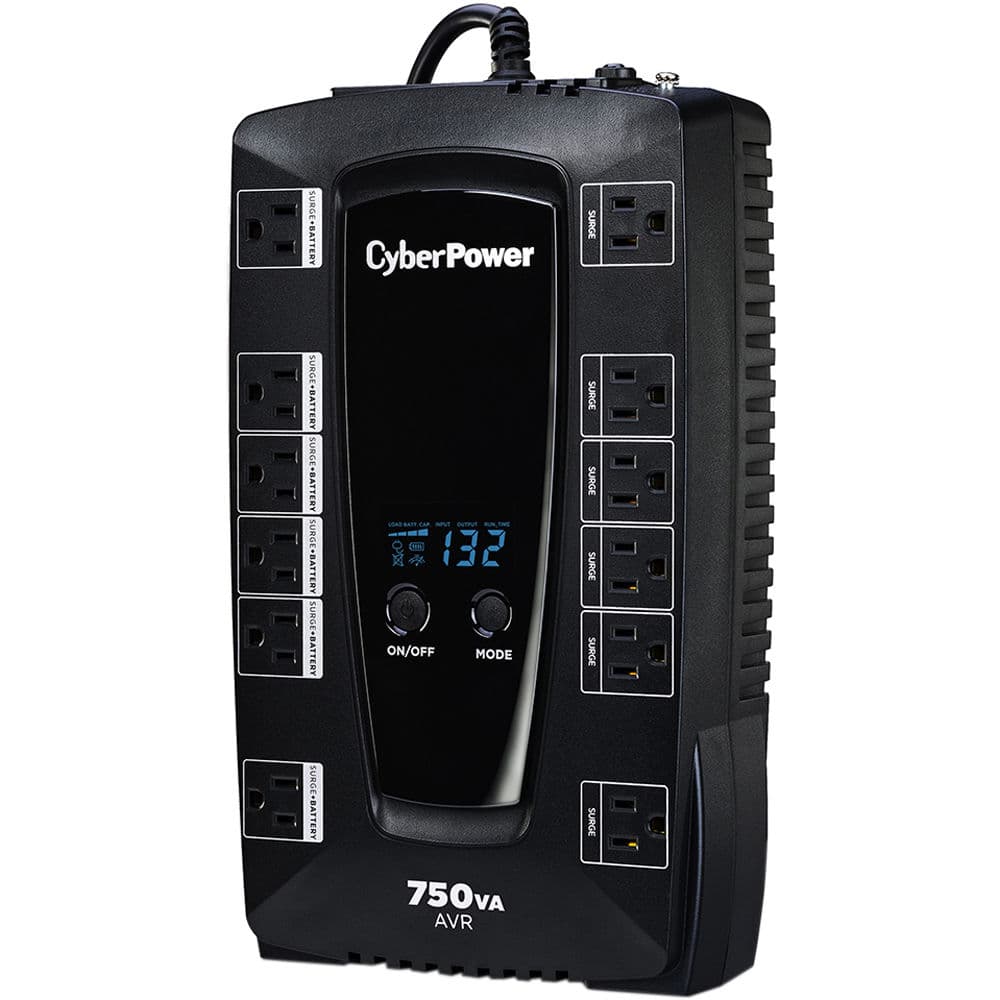 CyberPower AVRG750LCD 750 VA AVR Desktop UPS | LCD, Line-Interactive