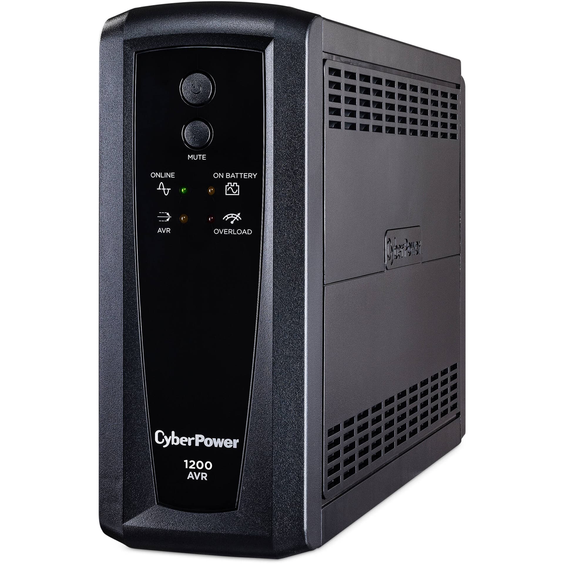 CyberPower CP1200AVR 1200VA 720W desktop UPS with AVR and 10 NEMA 5-15R outlets