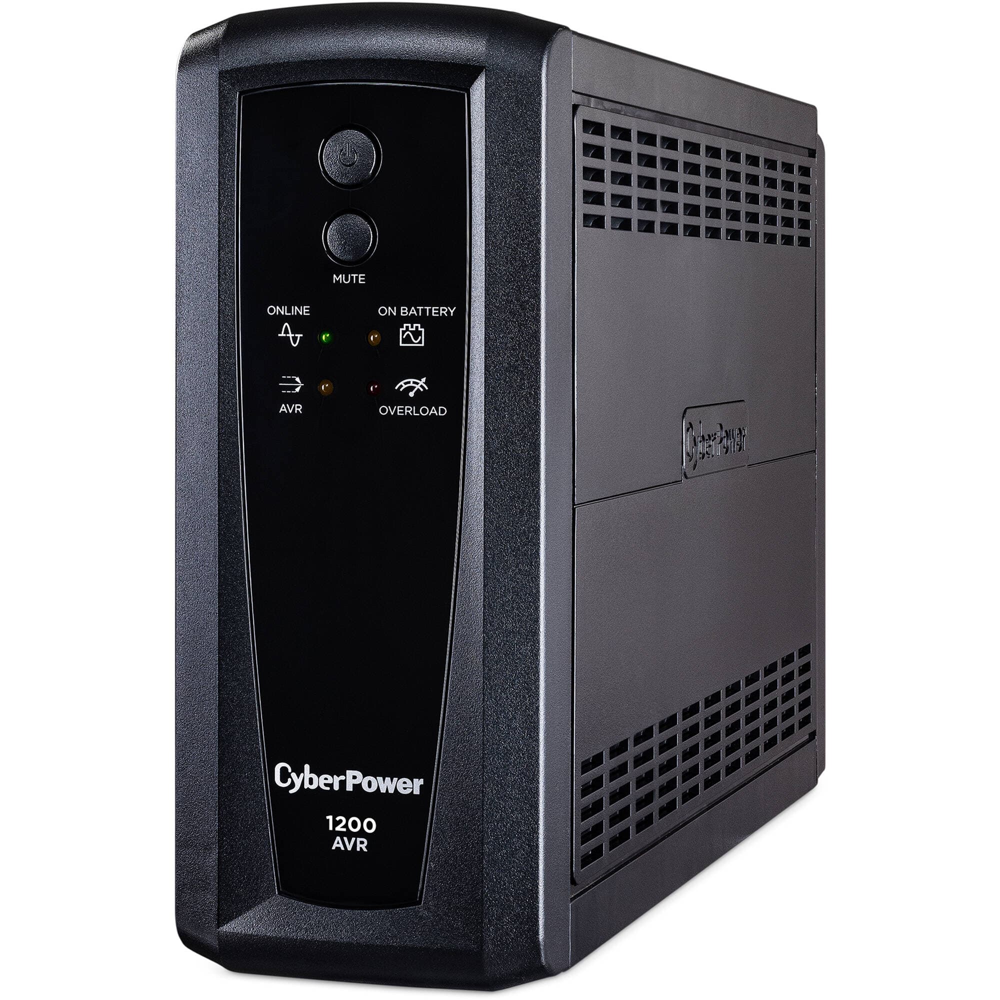 CyberPower CP1200AVR 1200VA 720W desktop UPS with AVR and 10 NEMA 5-15R outlets