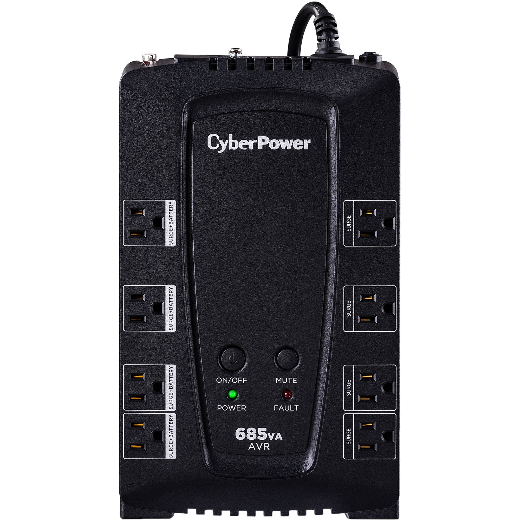 CyberPower CP685AVRG compact 685 VA line-interactive UPS for desktop and network equipment