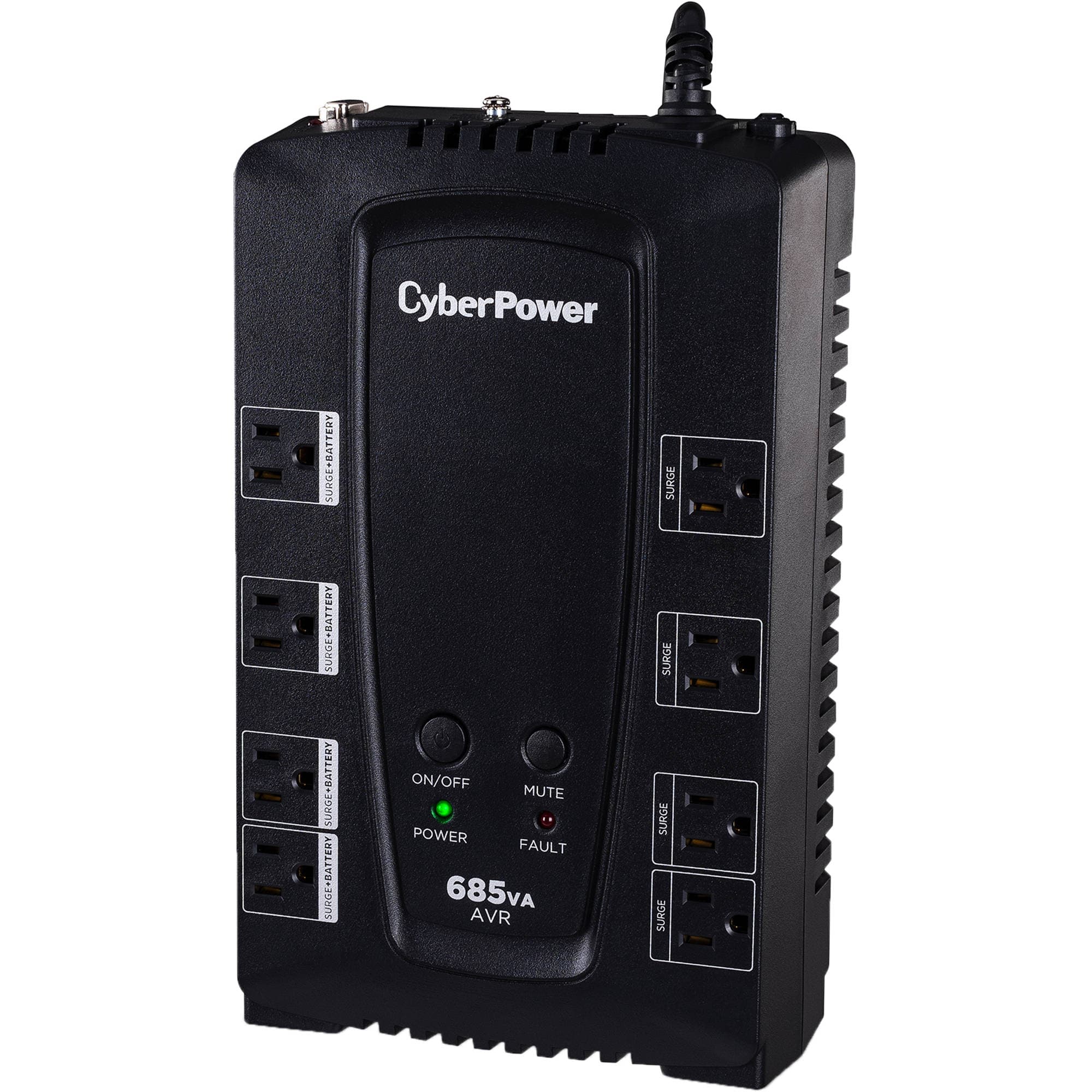 CyberPower CP685AVRG compact 685 VA line-interactive UPS for desktop and network equipment
