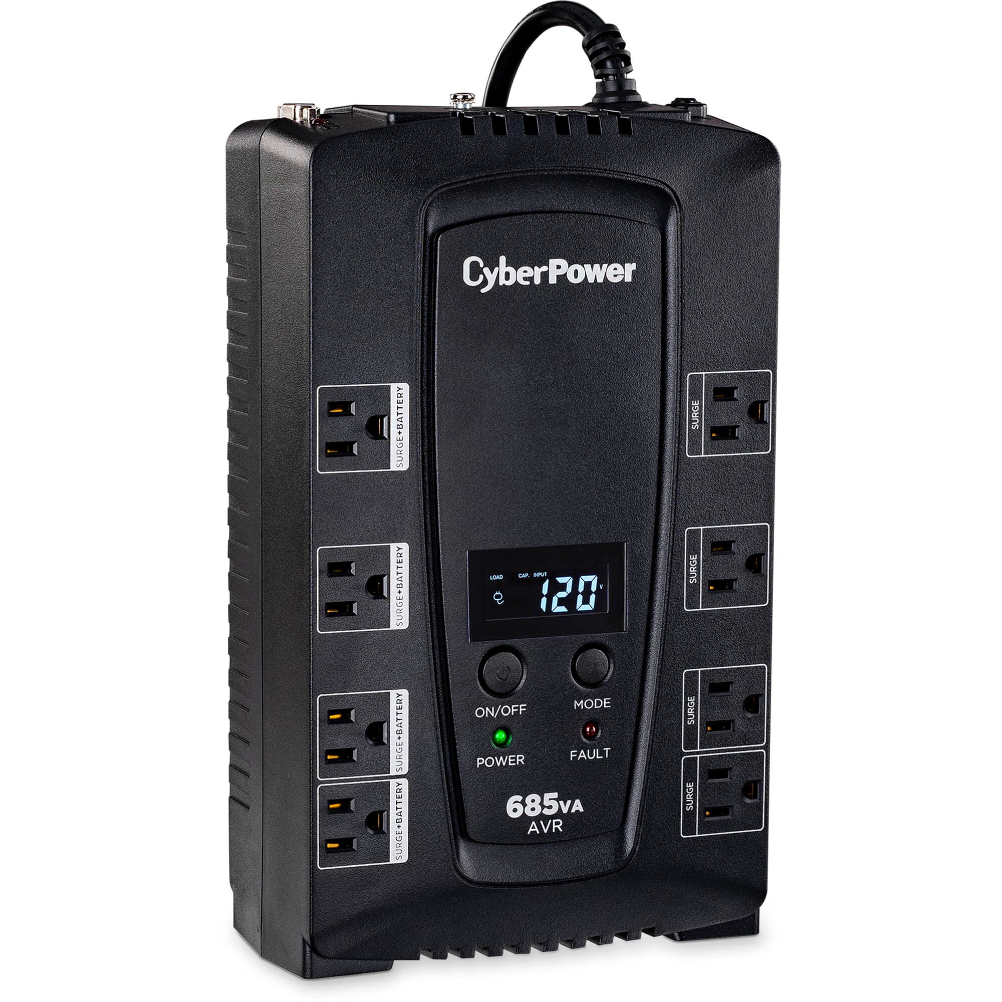 CyberPower CP685AVRLCD 685 VA 390 W UPS | Desktop UPS, AVR, LCD