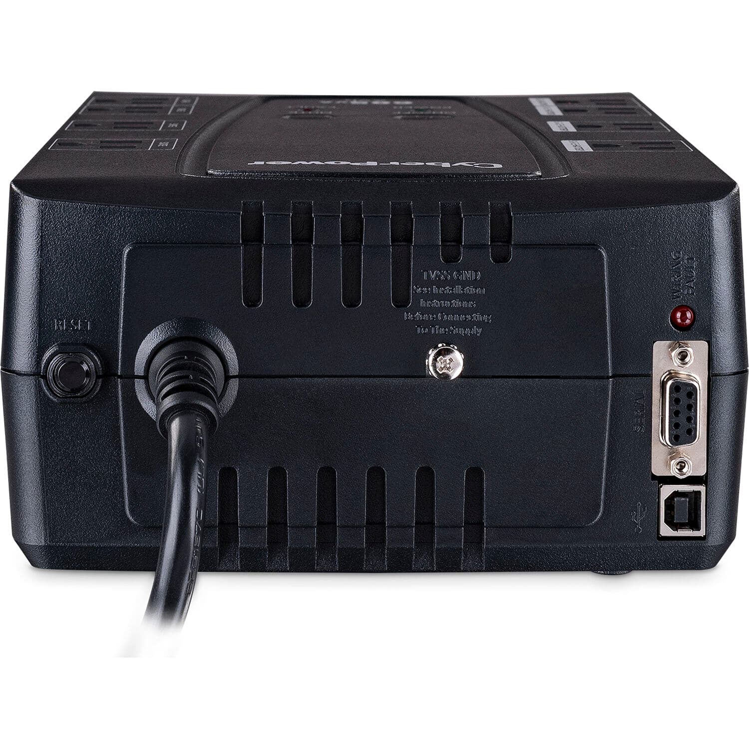 CyberPower CP685AVRLCD 685 VA 390 W desktop UPS with LCD and 8 outlets