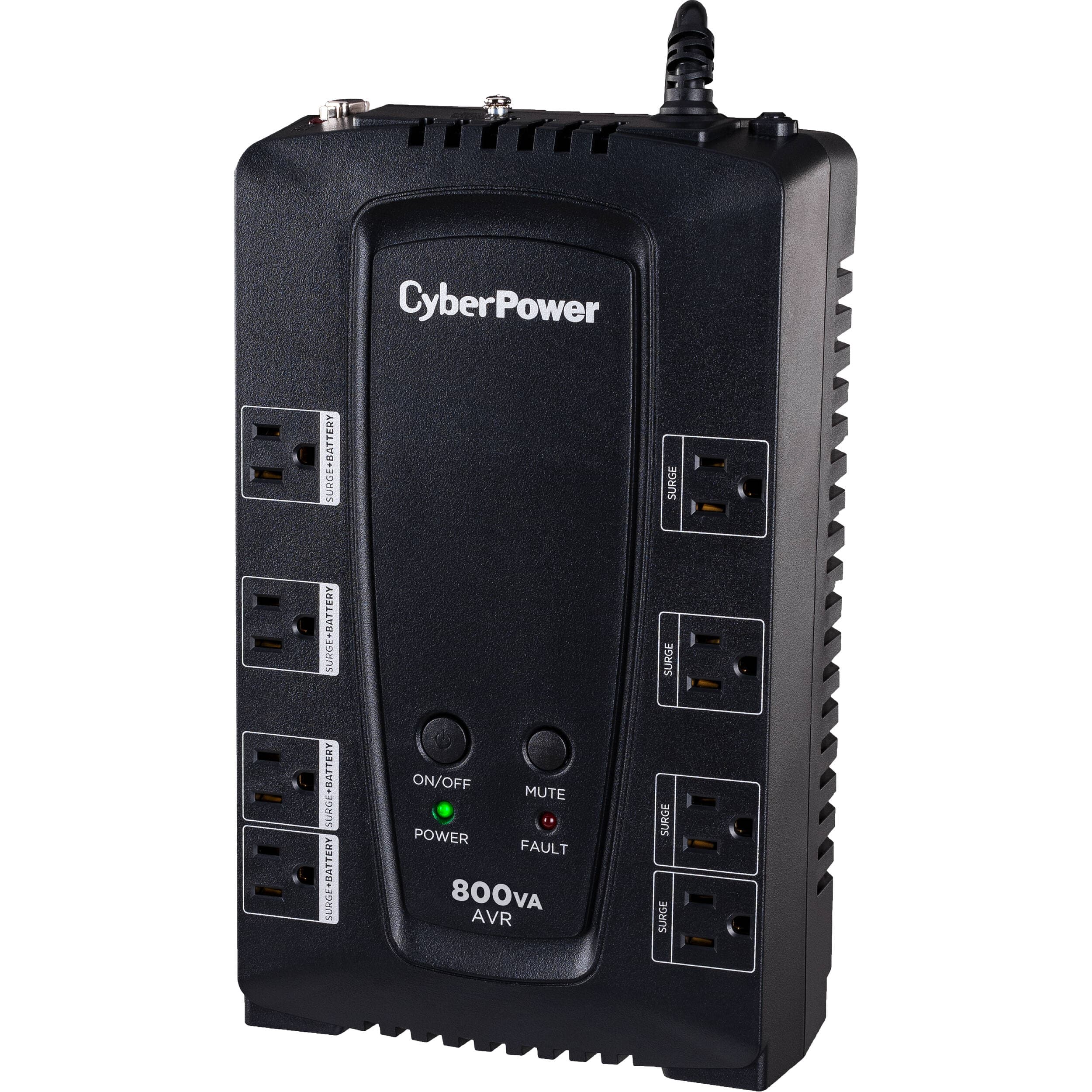 CyberPower CP800AVR 800 VA 450 W UPS | AVR, Desktop, 8 Outlets
