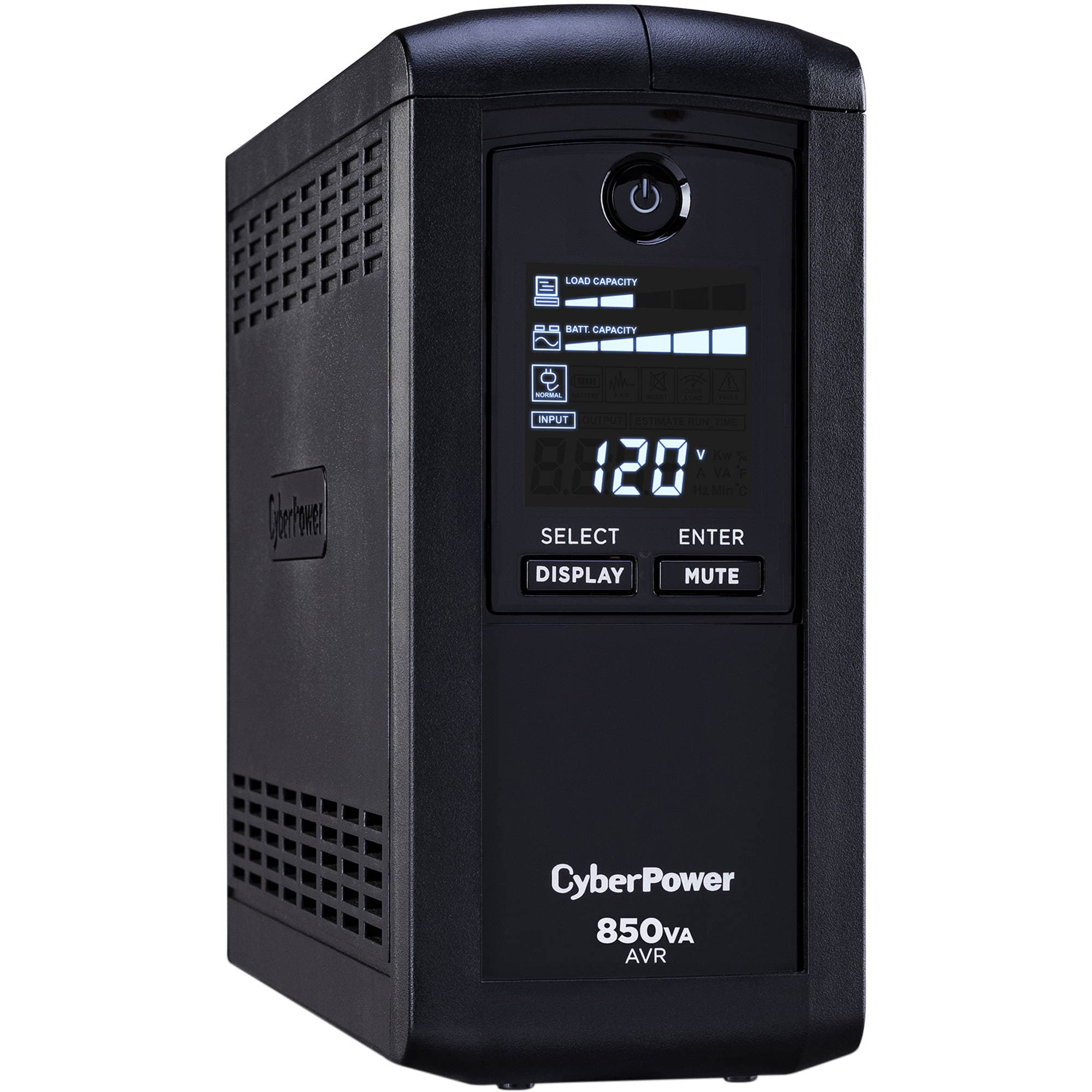 CyberPower CP850AVRLCD 850VA/510W LCD UPS | Desktop, AVR, Backup