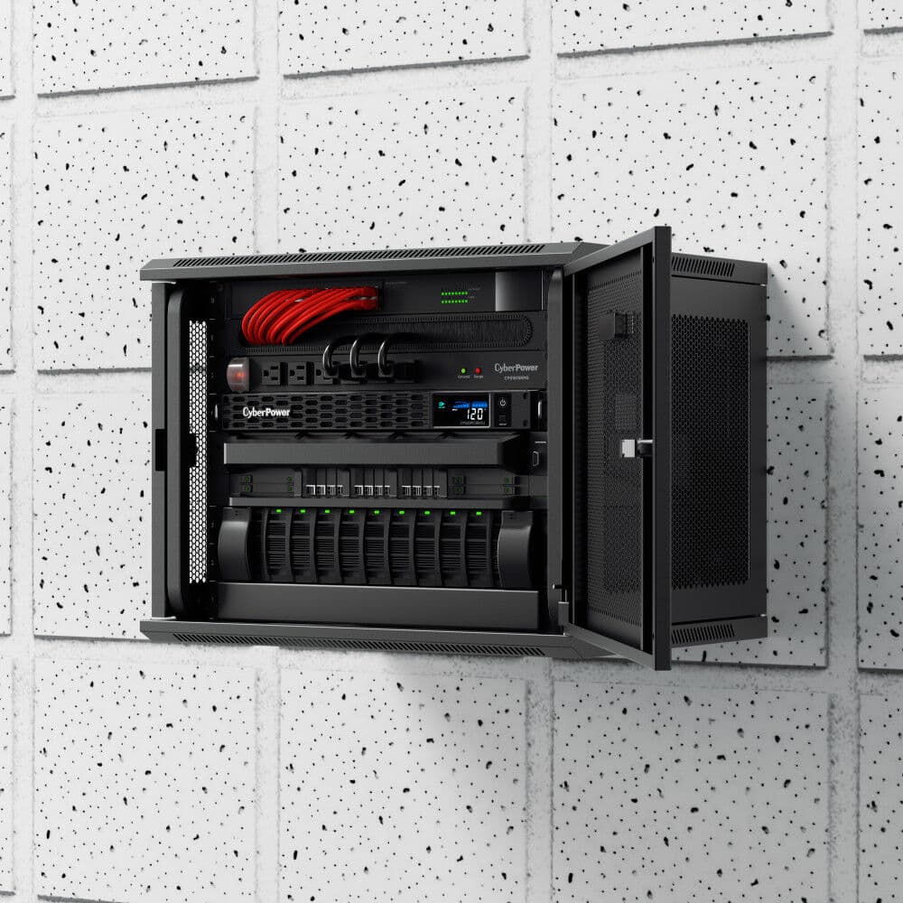 CyberPower CPS1615RMS rack-mount surge protector with 16 outlets for equipment protection