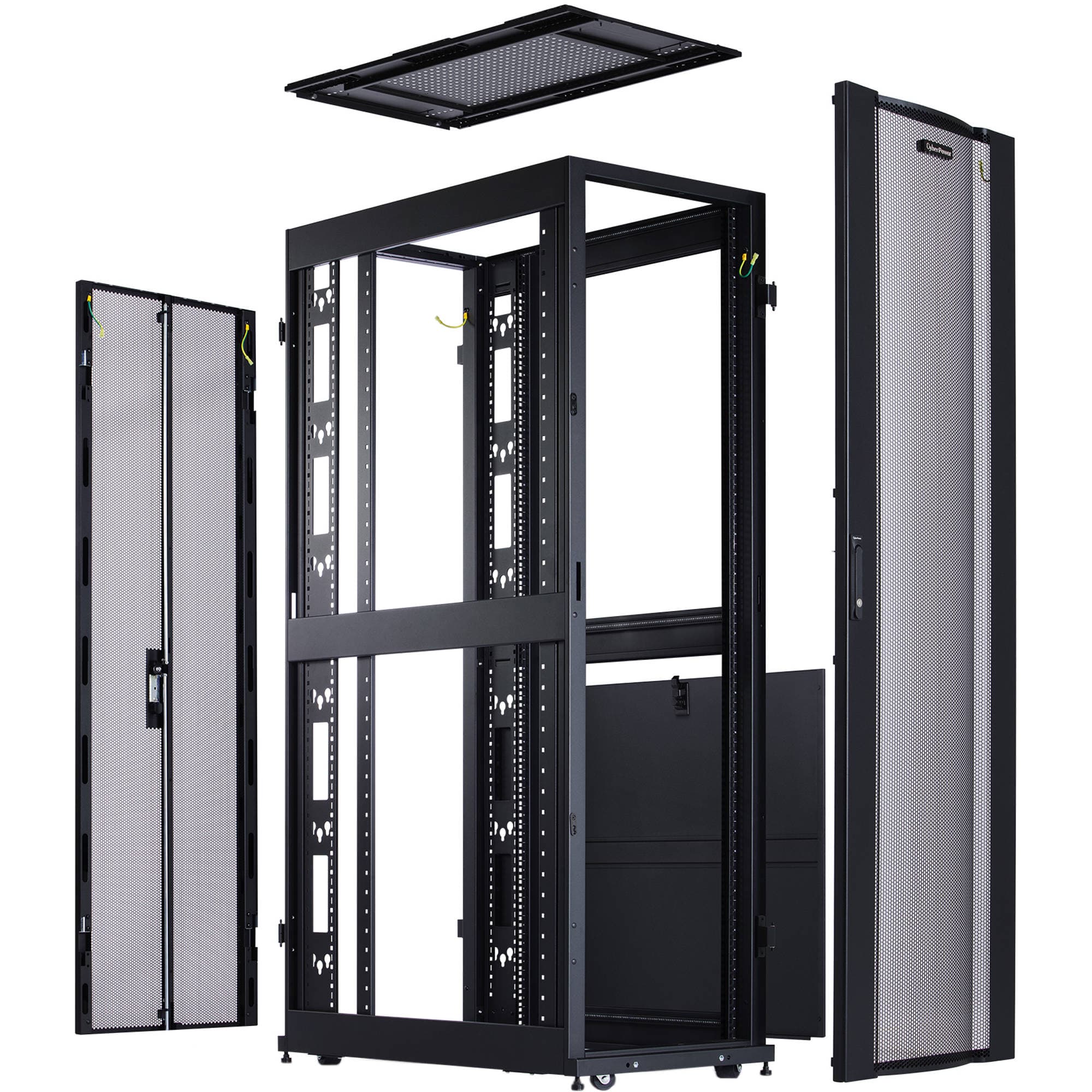 42U 19" Black Rack view 10