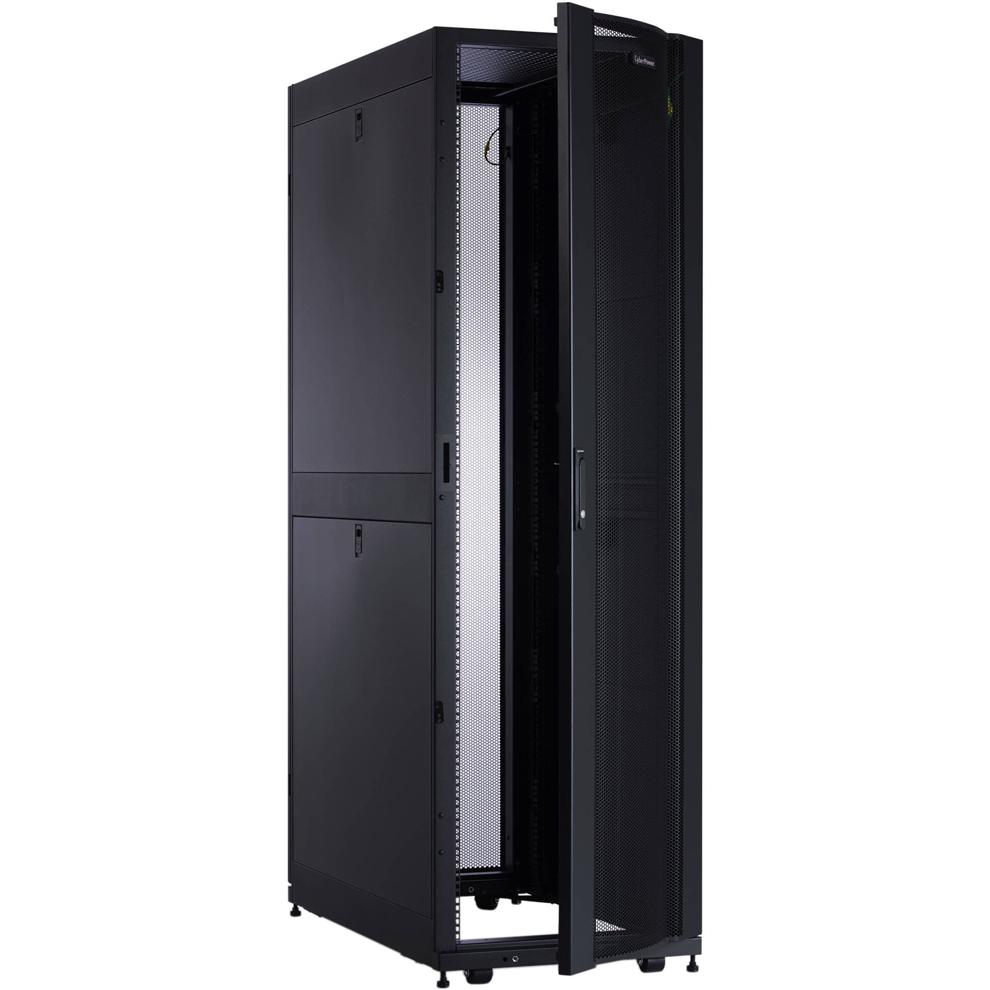 42U 19" Black Rack view 4