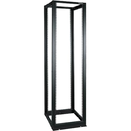CyberPower CR45U40001 45U 4-post open frame rack in black with adjustable depth