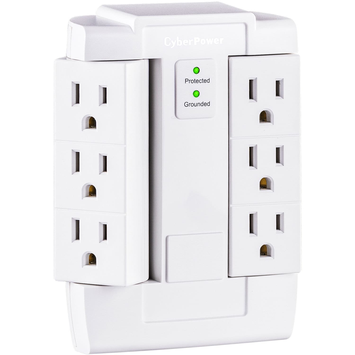 CyberPower CSB600WS 6-Outlet Surge Protector | Home Office Power