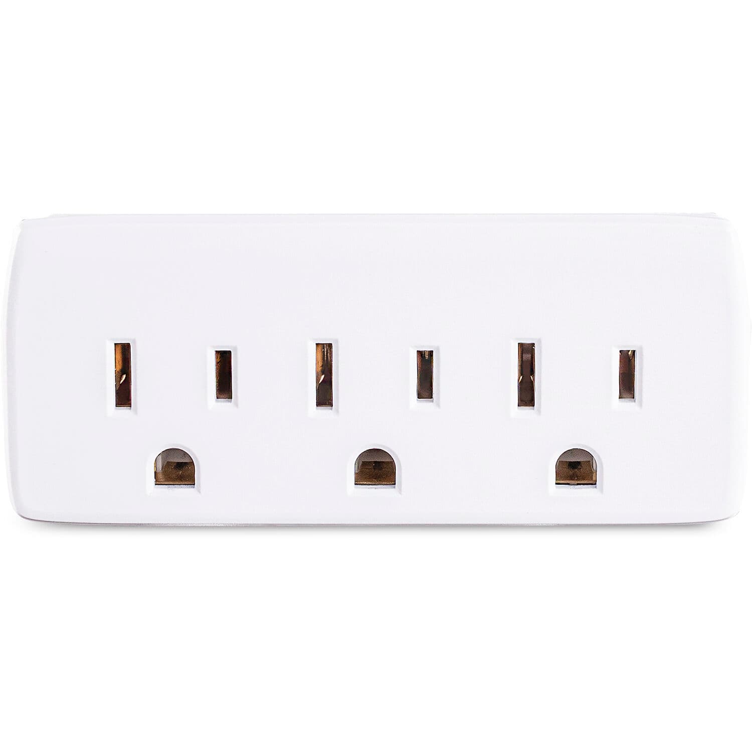 CyberPower GT3W white straight outlet adapter with three NEMA 5-15R outlets