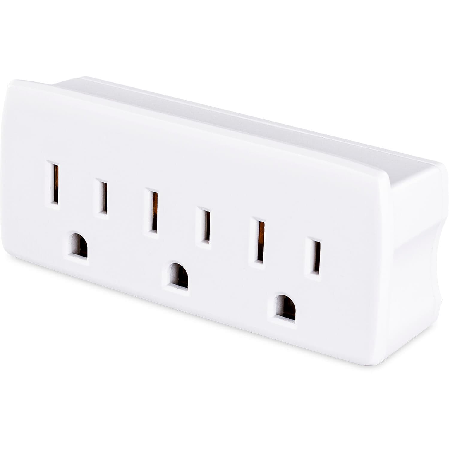CyberPower GT3W white straight outlet adapter with three NEMA 5-15R outlets
