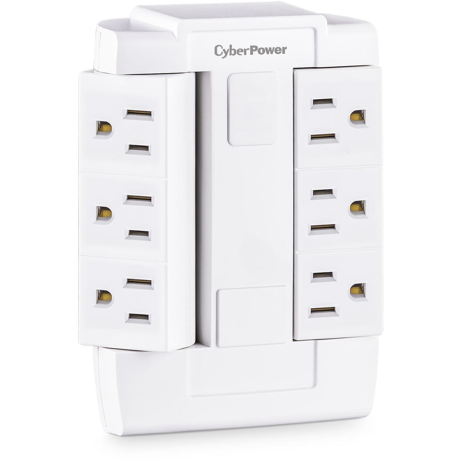 CyberPower GT600P 6 outlet swivel wall tap in a compact direct-plug design