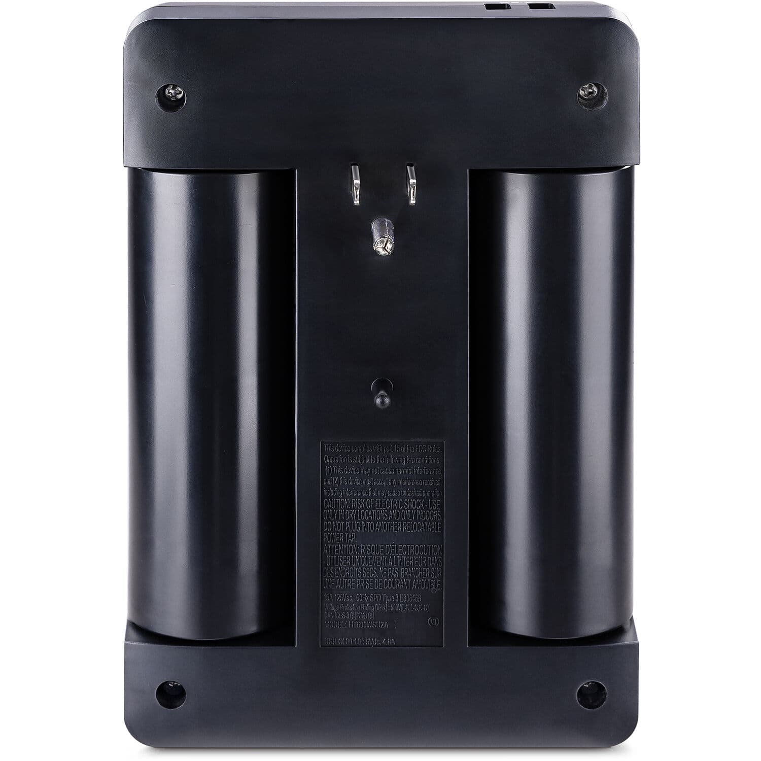 CyberPower HT600WSU2A black wall-tap surge protector with 5 outlets