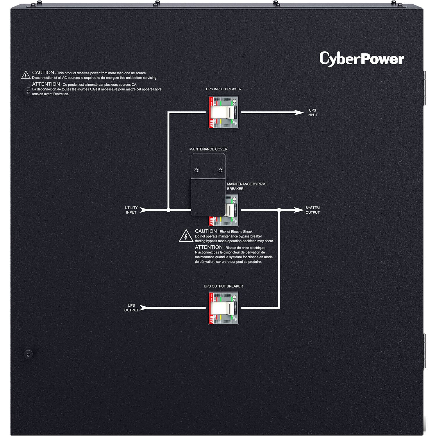 MAINTENANCE BYPASS SWITCH 100A view 2