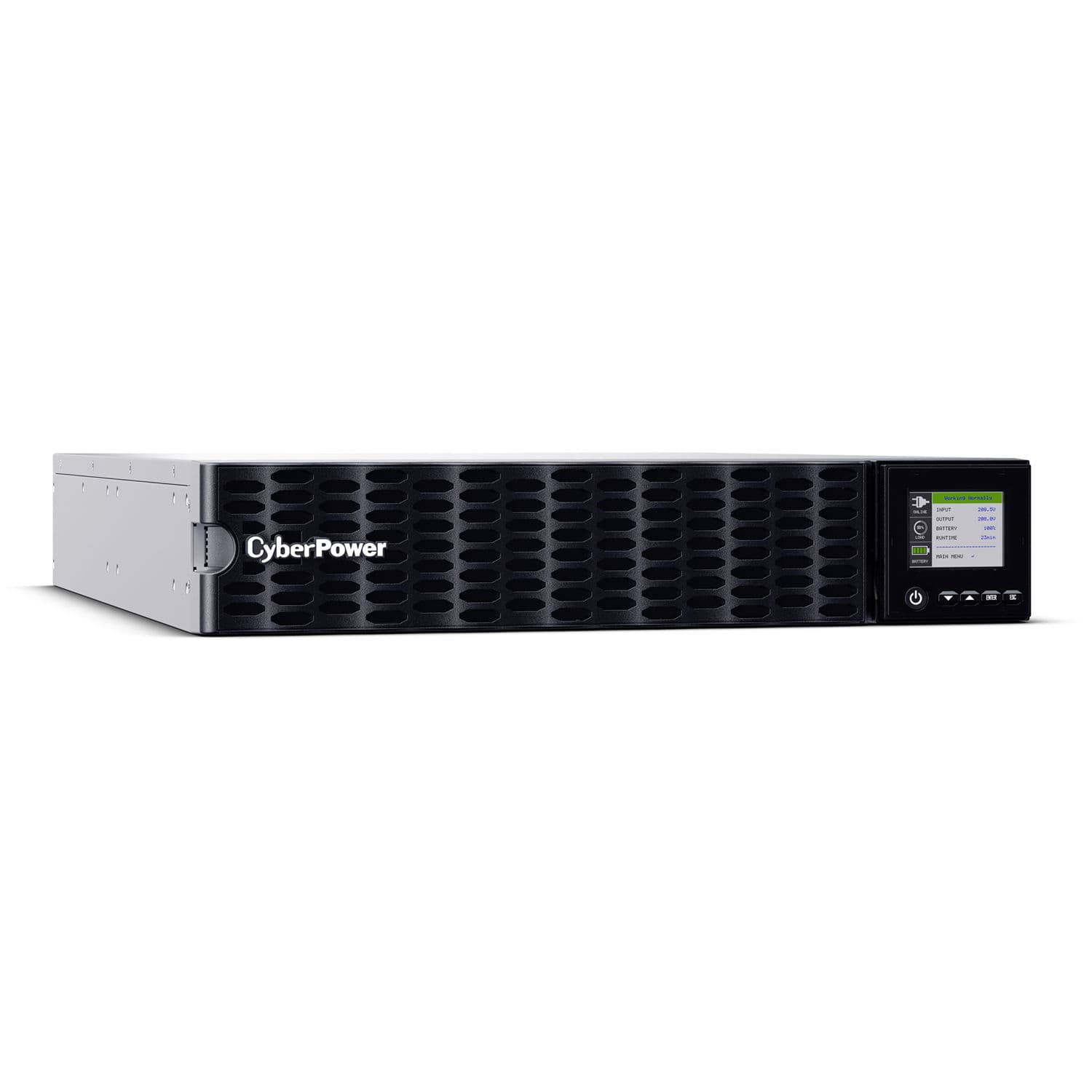 5KVA 5KW ONLINE UPS PF 1 2U view 2