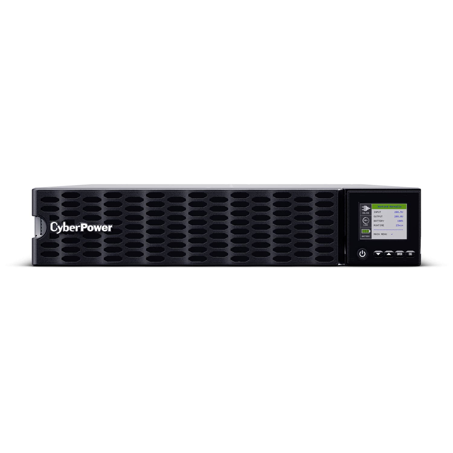 6KVA 6KW ONLINE UPS PF 1 2U view 2