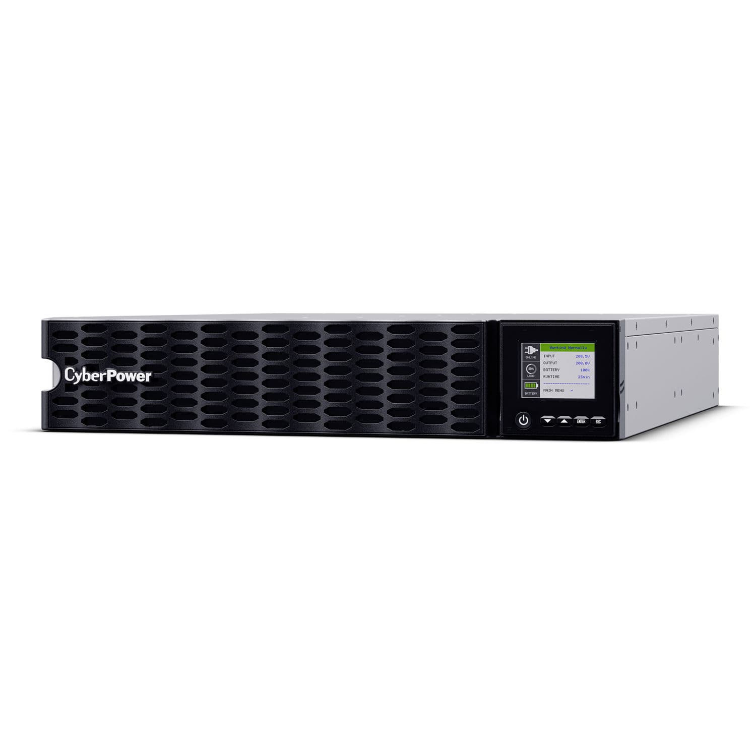 6KVA 6KW ONLINE UPS PF 1 2U view 3