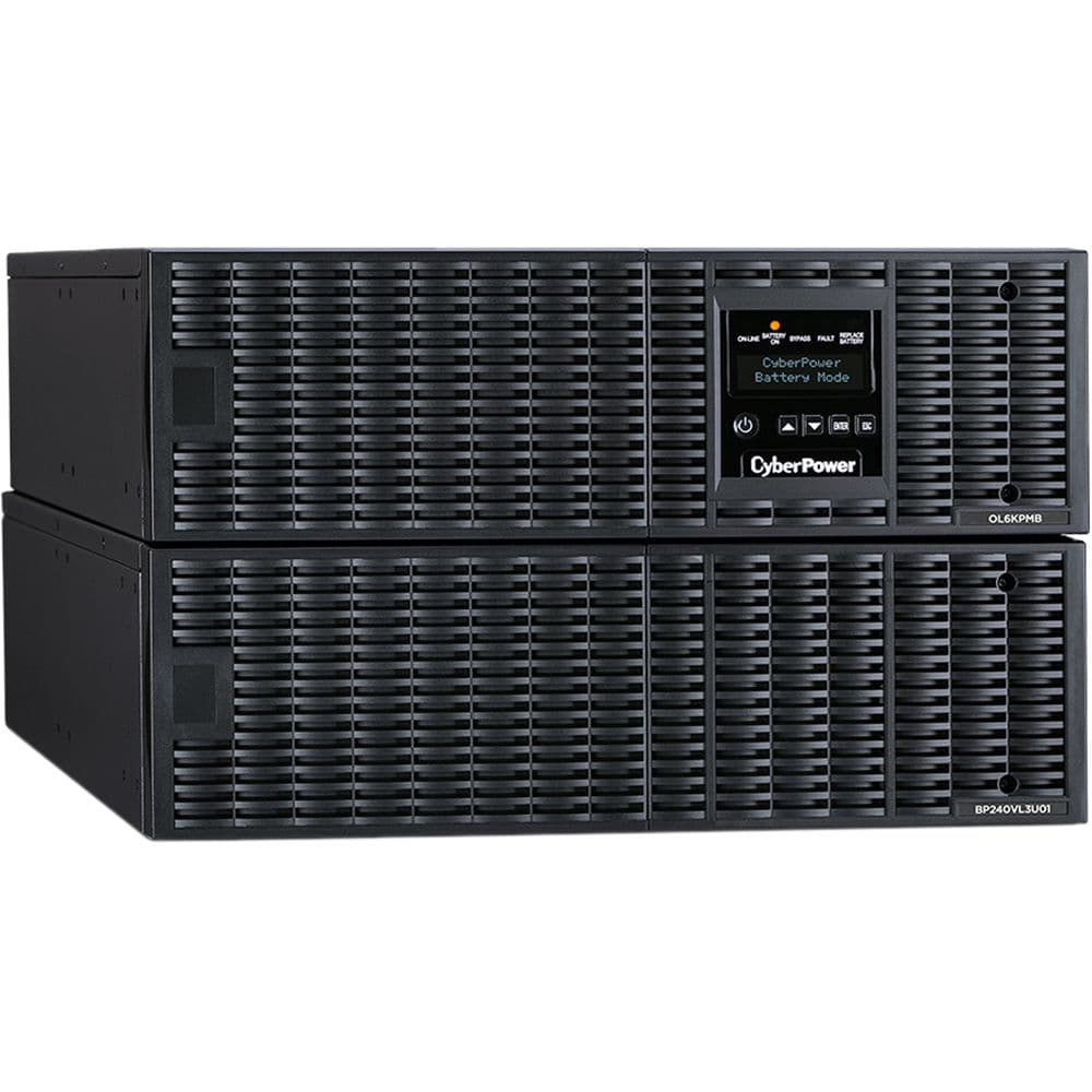CyberPower OL6KRTHW 6,000 VA 6,000 W 6U Rack UPS | Enterprise, Online