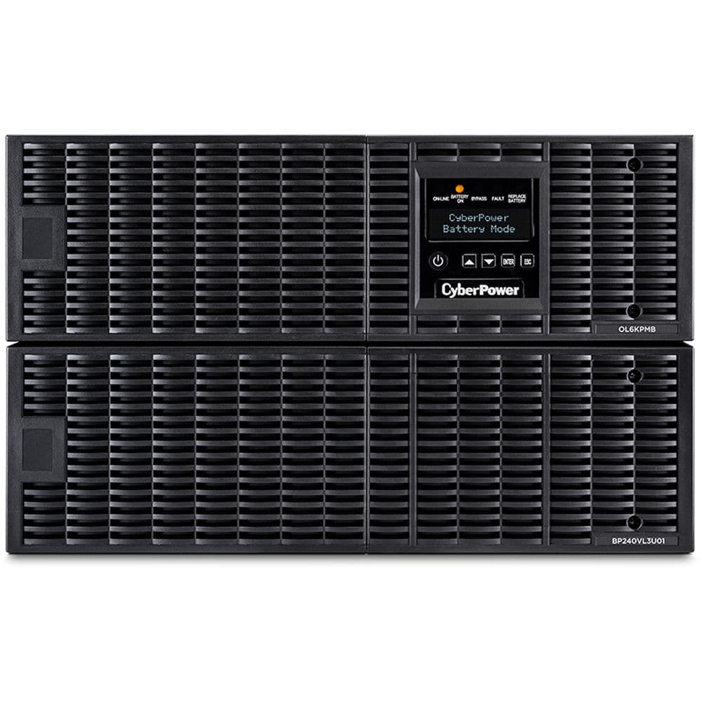 CyberPower OL6KRTHW 6,000 VA 6,000 W 6U rack-mount online UPS for enterprise servers