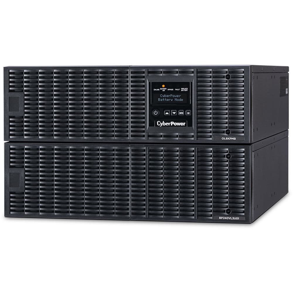 CyberPower OL6KRTHW 6,000 VA 6,000 W 6U rack-mount online UPS for enterprise servers