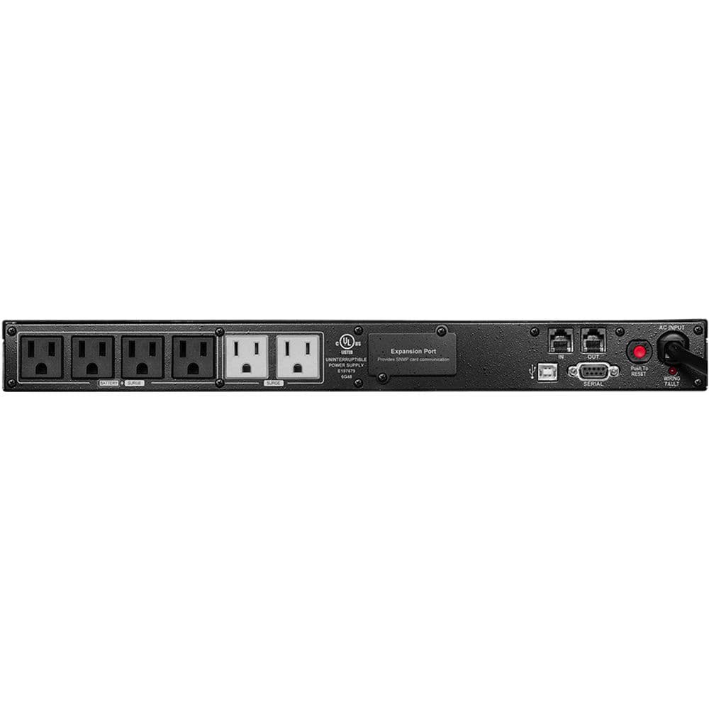 CyberPower 1000VA rack mount UPS with LCD display and 1U chassis
