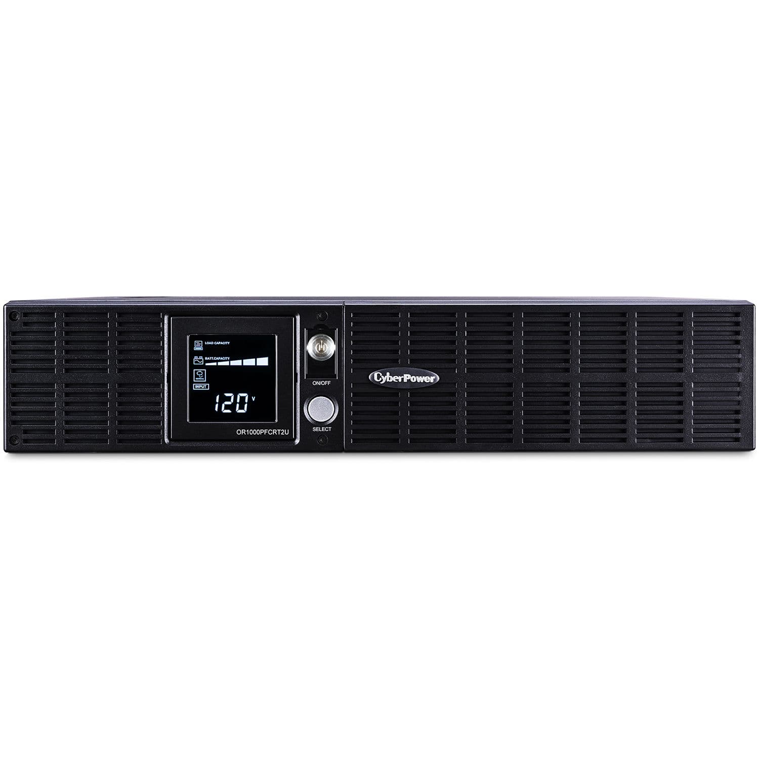CyberPower OR1000PFCRT2U 1,000 VA 2U rack/tower UPS with LCD and sine wave output