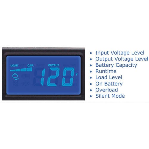 CyberPower OR1500LCDRM1U 1,500 VA 1U rack-mount UPS with LCD and AVR