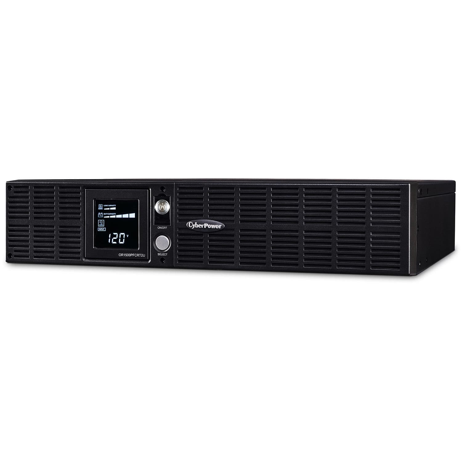 CyberPower OR1500PFCRT2U 1,500 VA 1,050 W 2U rack mount UPS with LCD and 8 outlets