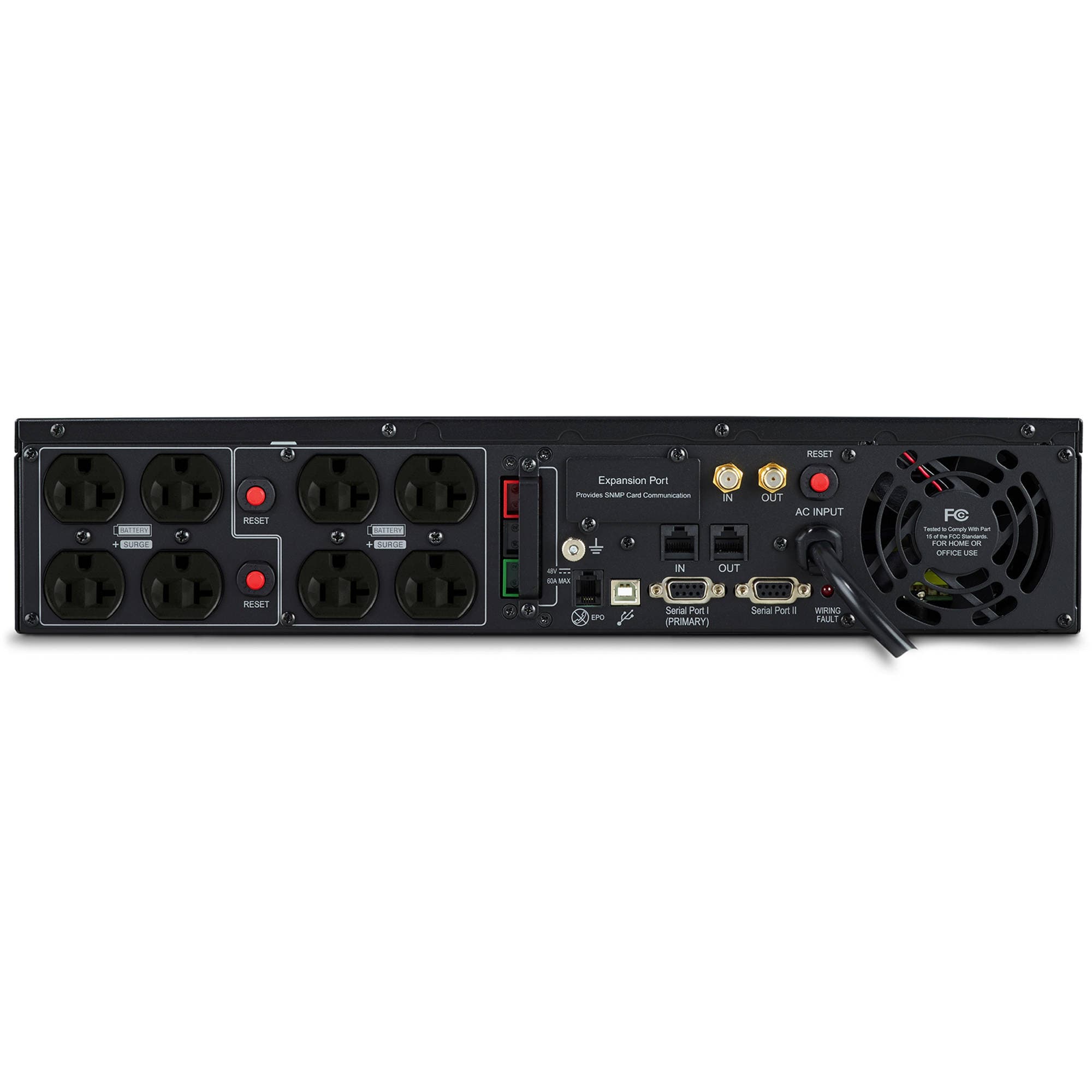 CyberPower OR2200LCDRTXL2U 2,190 VA 1,650 W 2U rack mount UPS with LCD and 8 outlets
