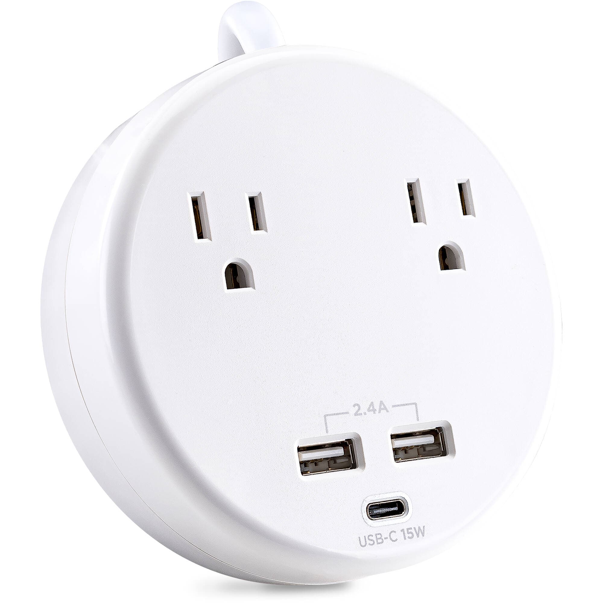 CyberPower P205UC white surge protector with 5 outlets and 5 ft cord